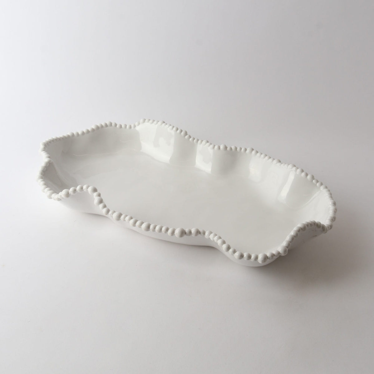 Sunday Merchant Melamine Pearl Serving Dish | White