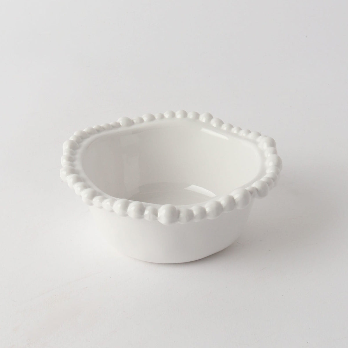 Sunday Merchant Melamine Pearl Snack Bowl 12cm | White