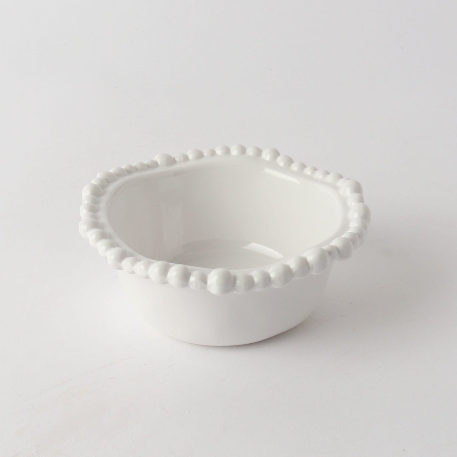 Sunday Merchant Melamine Pearl Snack Bowl 12cm | White