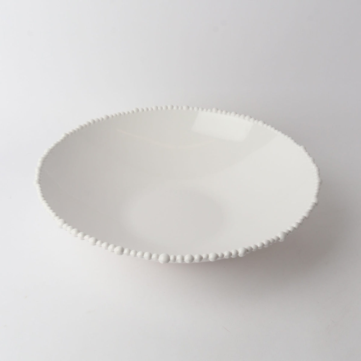 Sunday Merchant Melamine Pearl Tapered Bowl 38cm | White