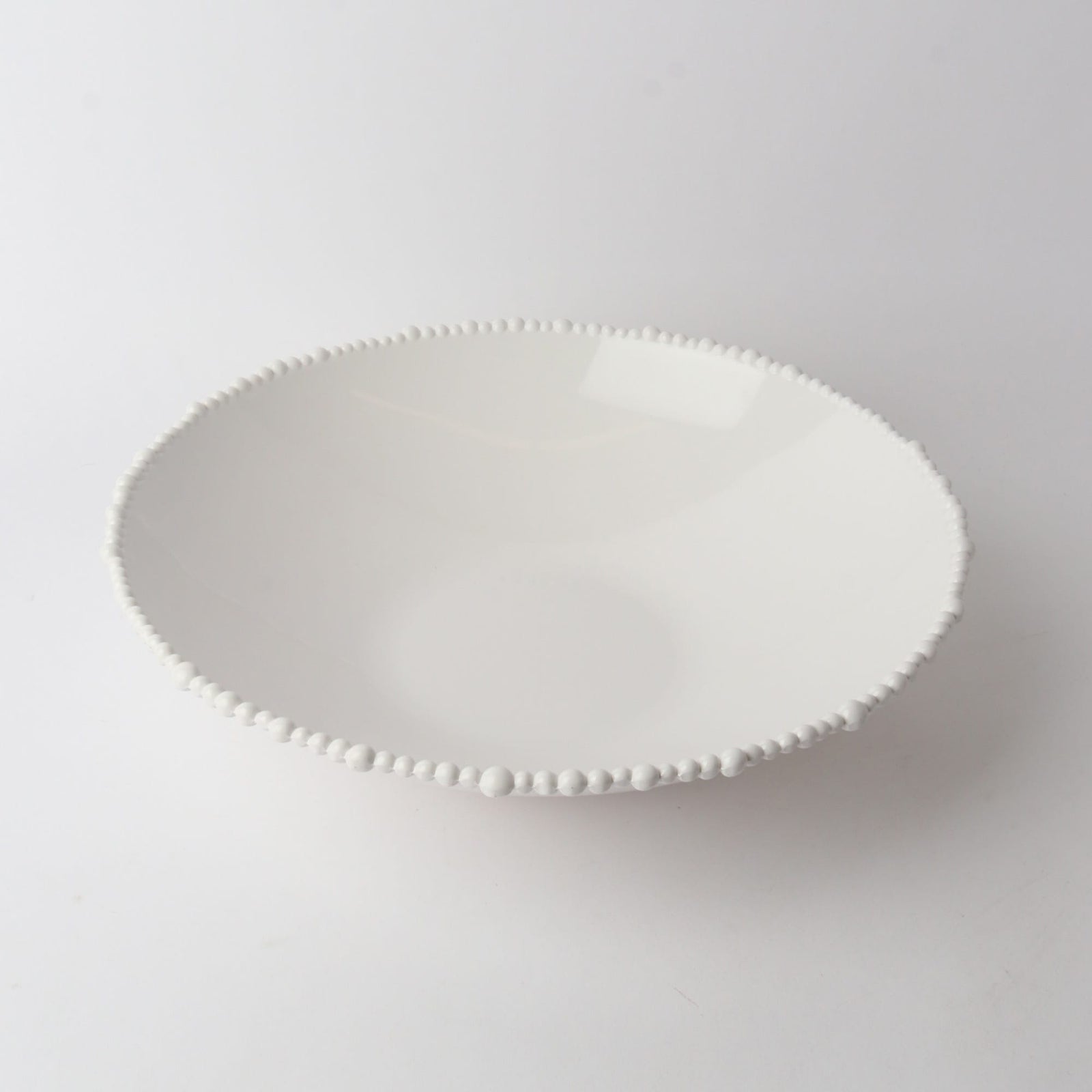 Sunday Merchant Melamine Pearl Tapered Bowl 38cm | White
