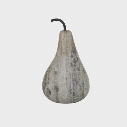 Sunday Merchant Pear Marbe Sculpture 2 sizes | Beige Large