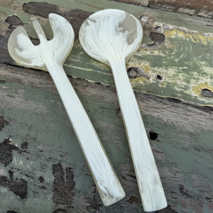 Sunday Merchant Salad Servers | White