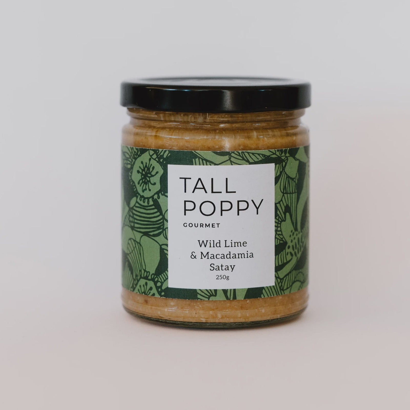 Tall Poppy Wild Lime + Macadamia Satay 250g