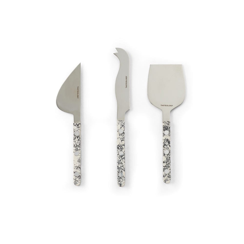 Tasteology Cheese Knives (Set 3) | Monochrome