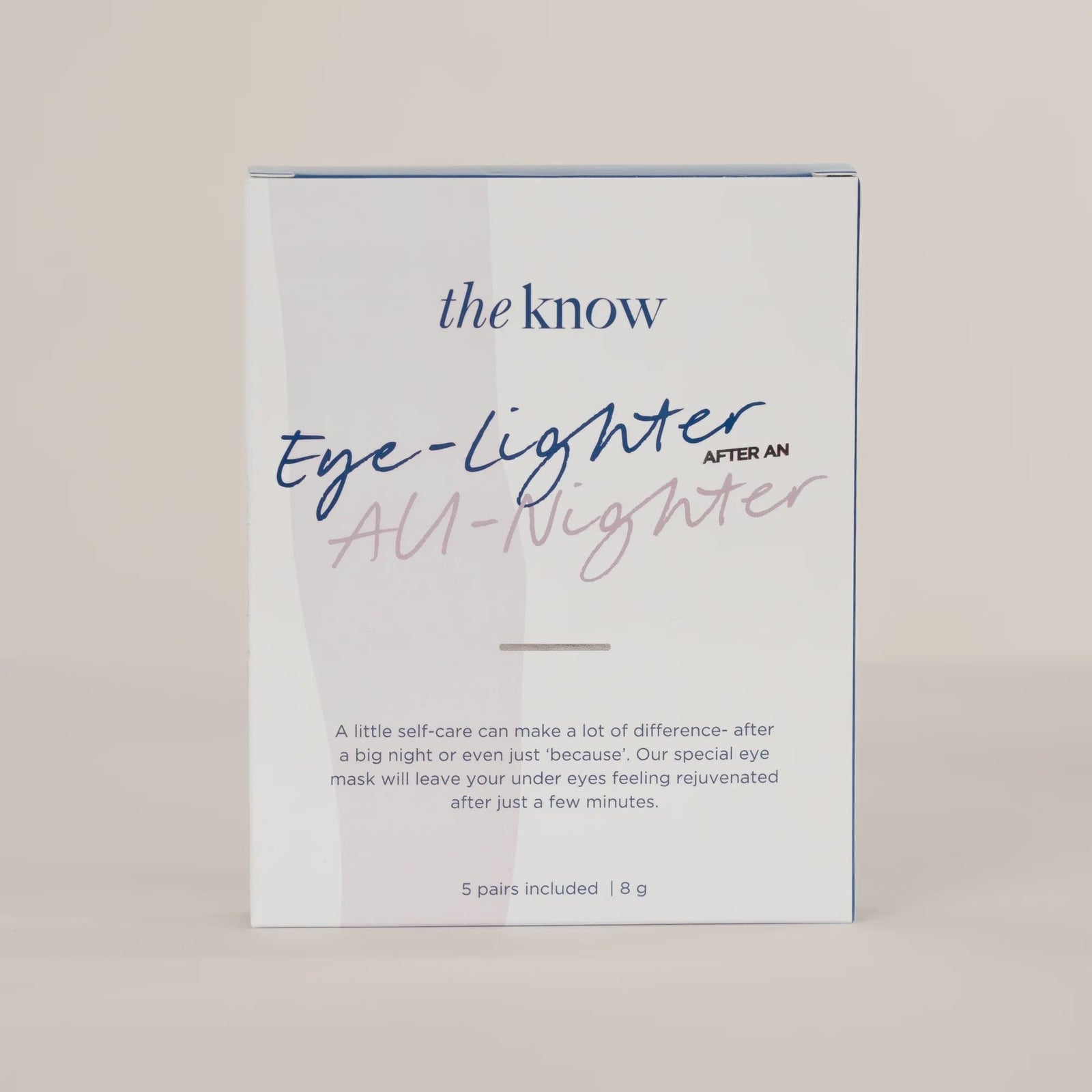 The Know Eye Lighter After An All Nighter