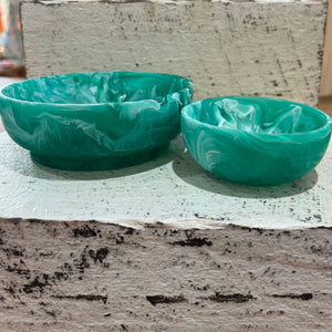 Trio Rouge Small Resin Bowl - Green