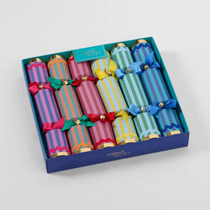 Vixen + Velvet La Dolce Vita  Crackers | Mixed Stripe (6 pack)