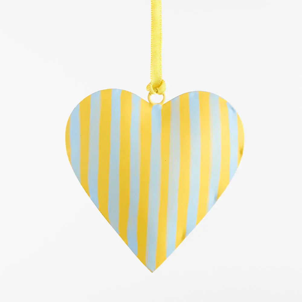 Vixen + Velvet La Dolce Vita Heart Tree decoration | Yellow