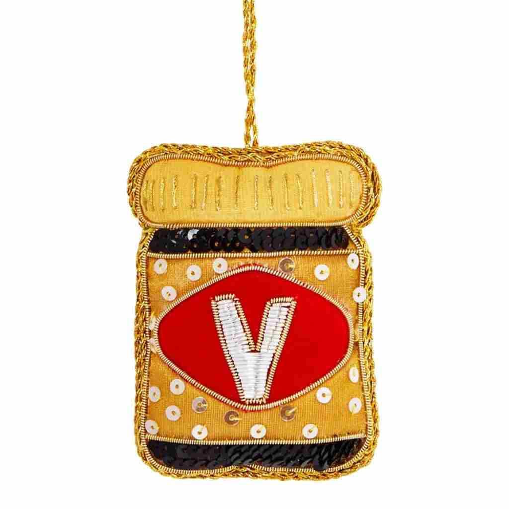 Vixen + Velvet Vegemite Sequin Tree Decoration