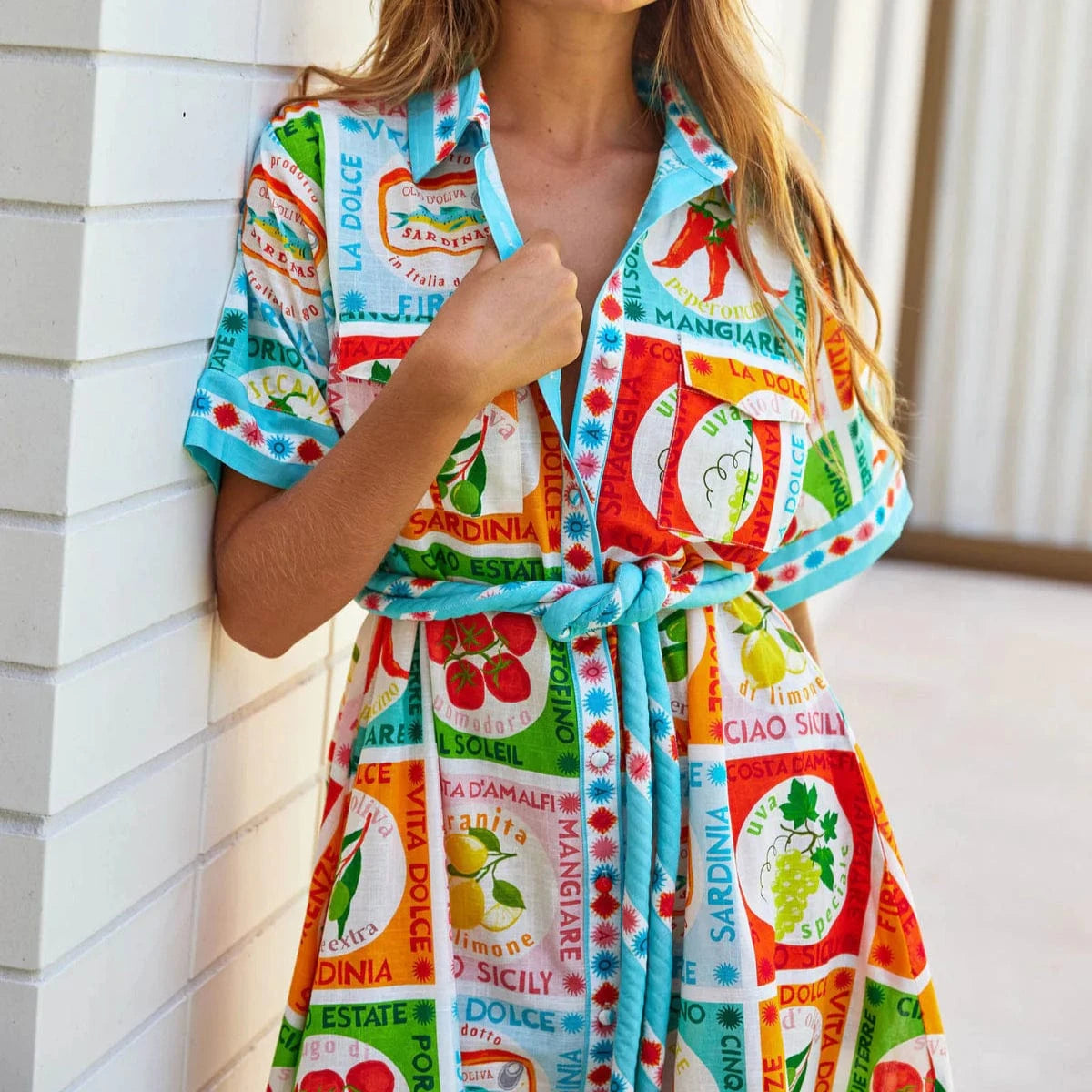 Walnut Cannes Dress | Ciao Siciliy