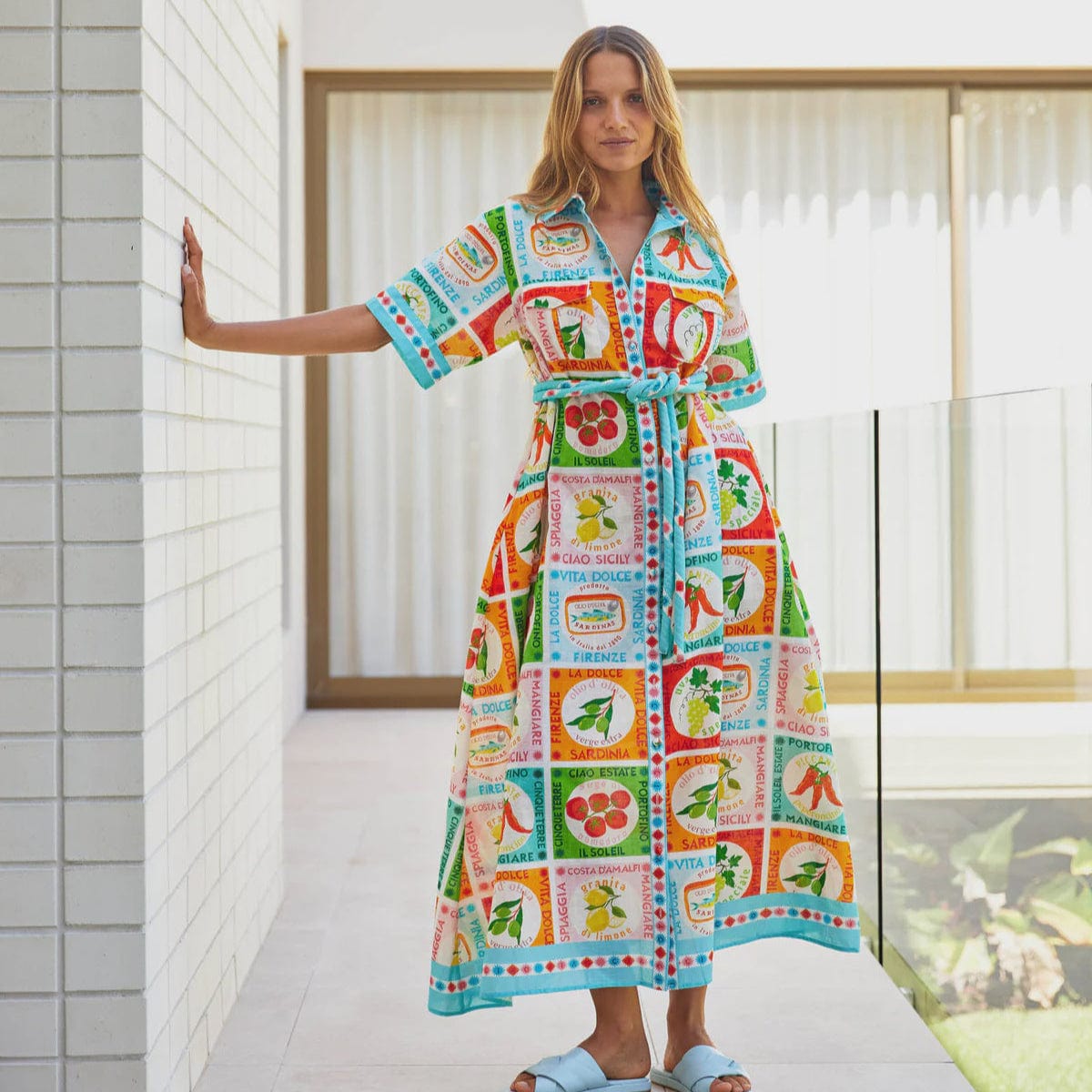 Walnut Cannes Dress | Ciao Siciliy