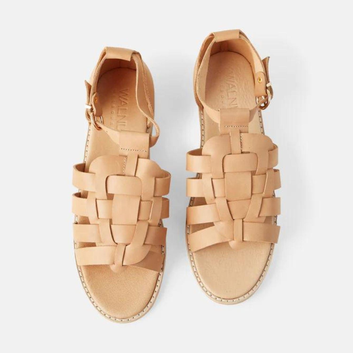 Walnut Essie Leather Sandal - Tan