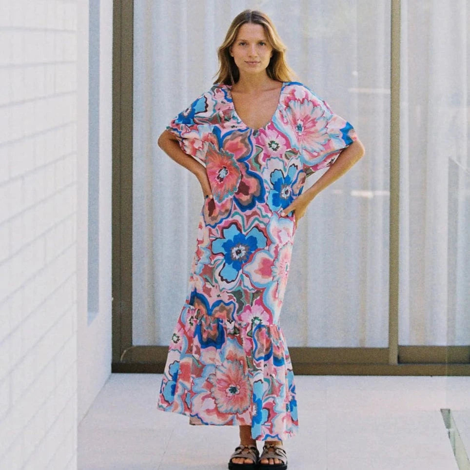 Walnut Hawaii Dress | Bomba Di Fiori