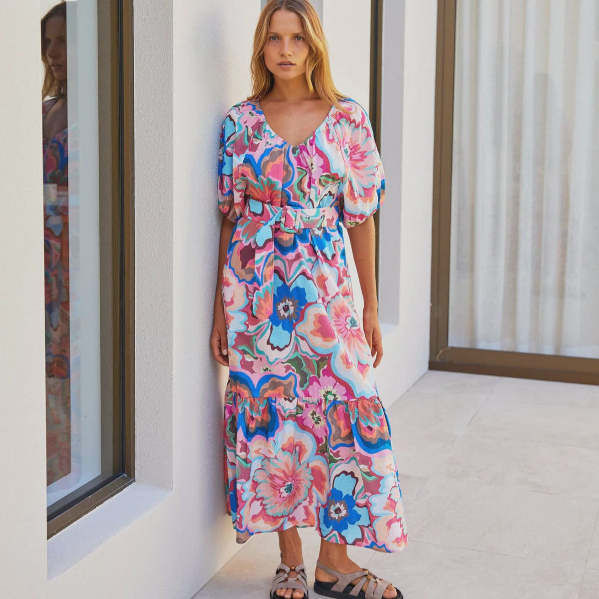 Walnut Hawaii Dress | Bomba Di Fiori