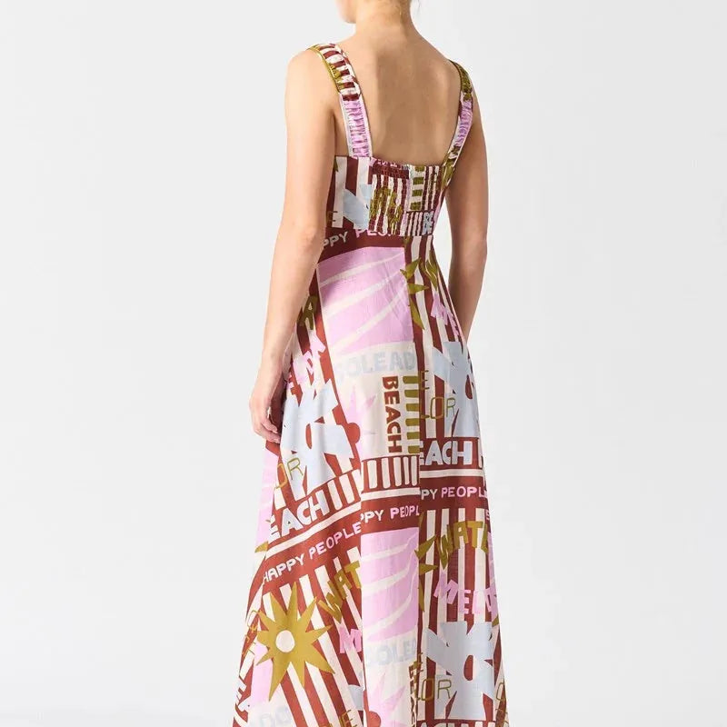 Walnut Roma Dress | Soleado