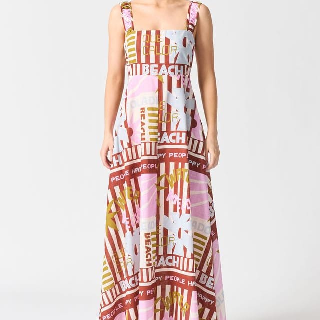 Walnut Roma Dress | Soleado