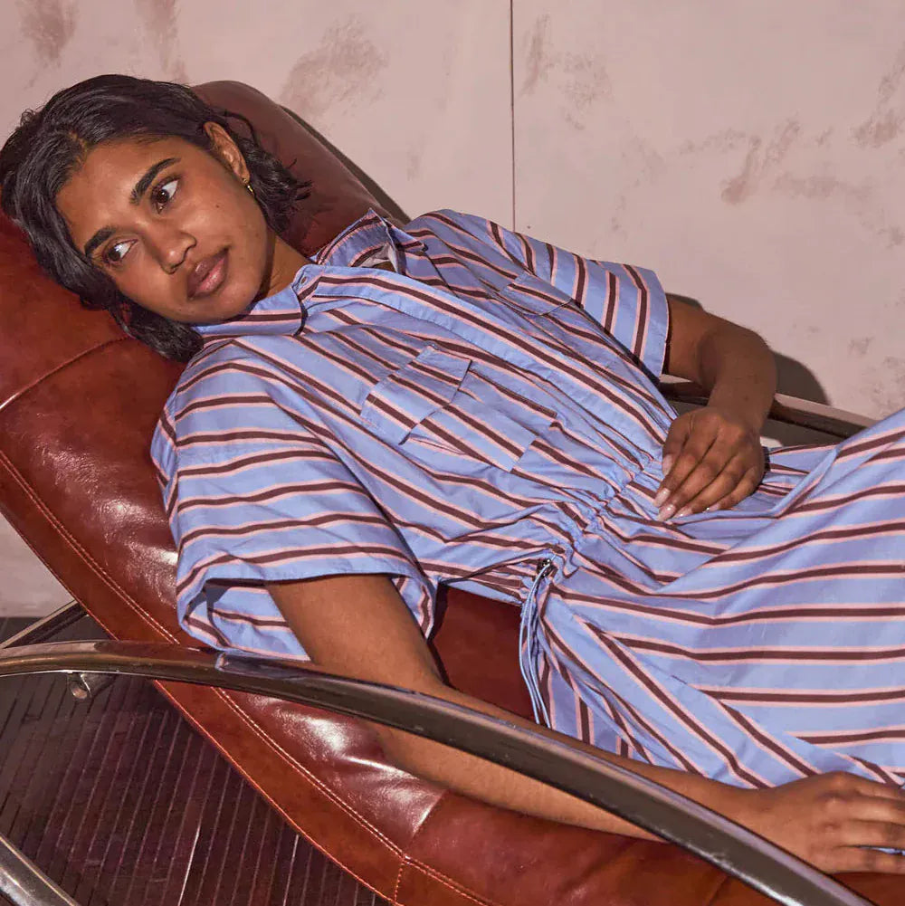 Walnut Santiago Dress | Vacay Stripe | Walnut