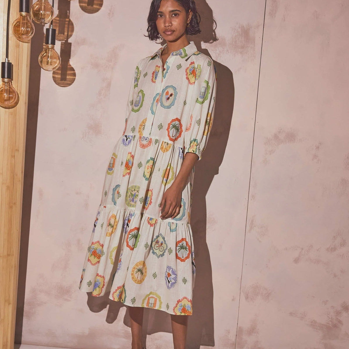 Walnut Tuscany Dress | Havana