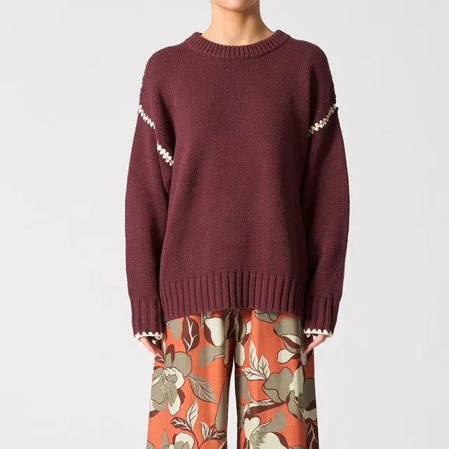 Walnut Walnut Pasadena Jumper | Chocolate