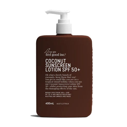 We Are Feel Good Coconut Sunscreen SPF50+ 400ml