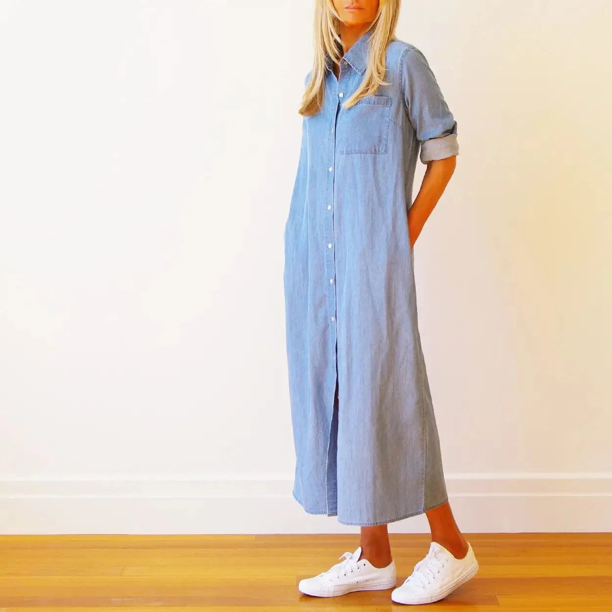Who's Charlie Belle Denim Dress