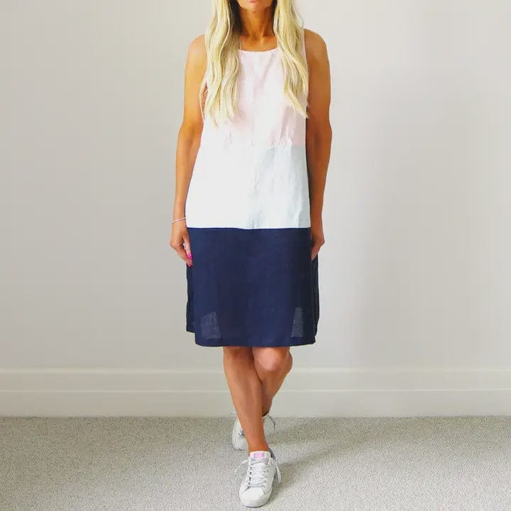 Who's Charlie Franki Linen Dress | Summer Mix