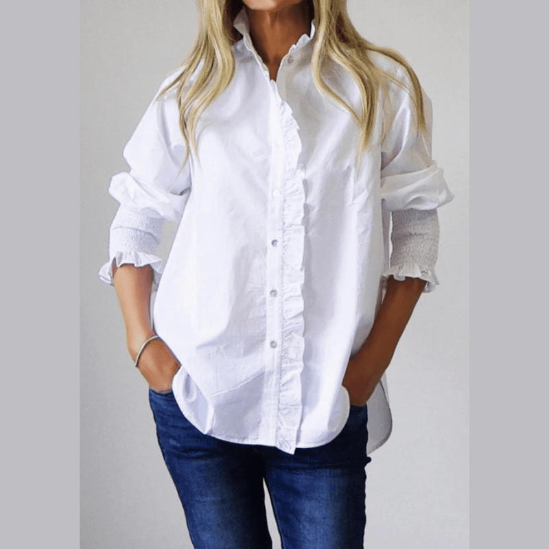 Who's Charlie Poppy Shirt - White