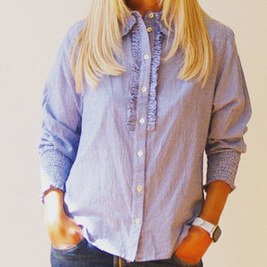 Who's Charlie Who's Charlie | Ella Shirt | Blue Gingham