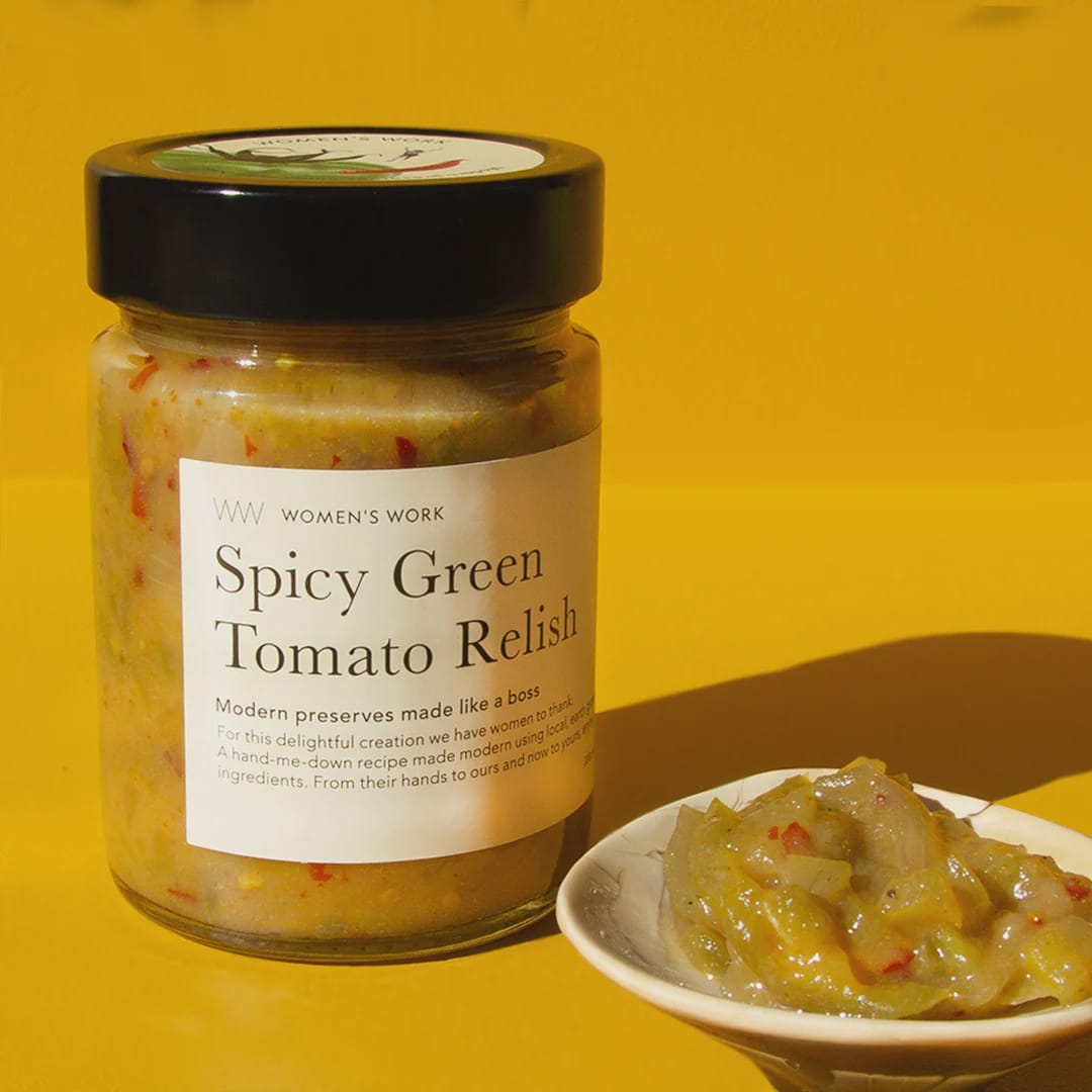 Women's Work Spicy Green Tomato Relish