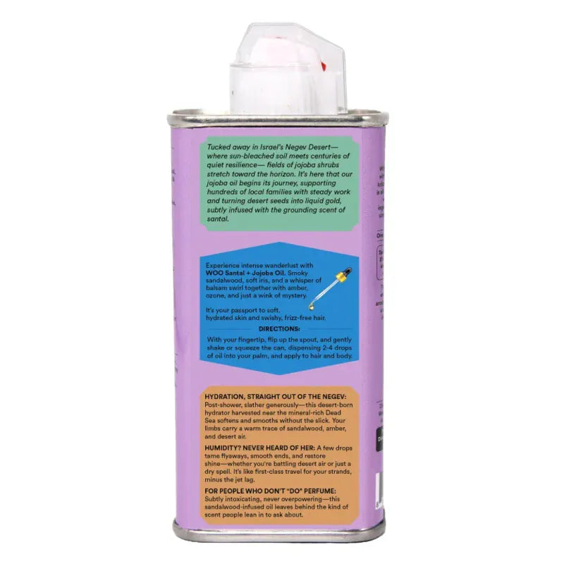 WOO | World Of Oils WOO Oil | Santal + Jojoba Oil