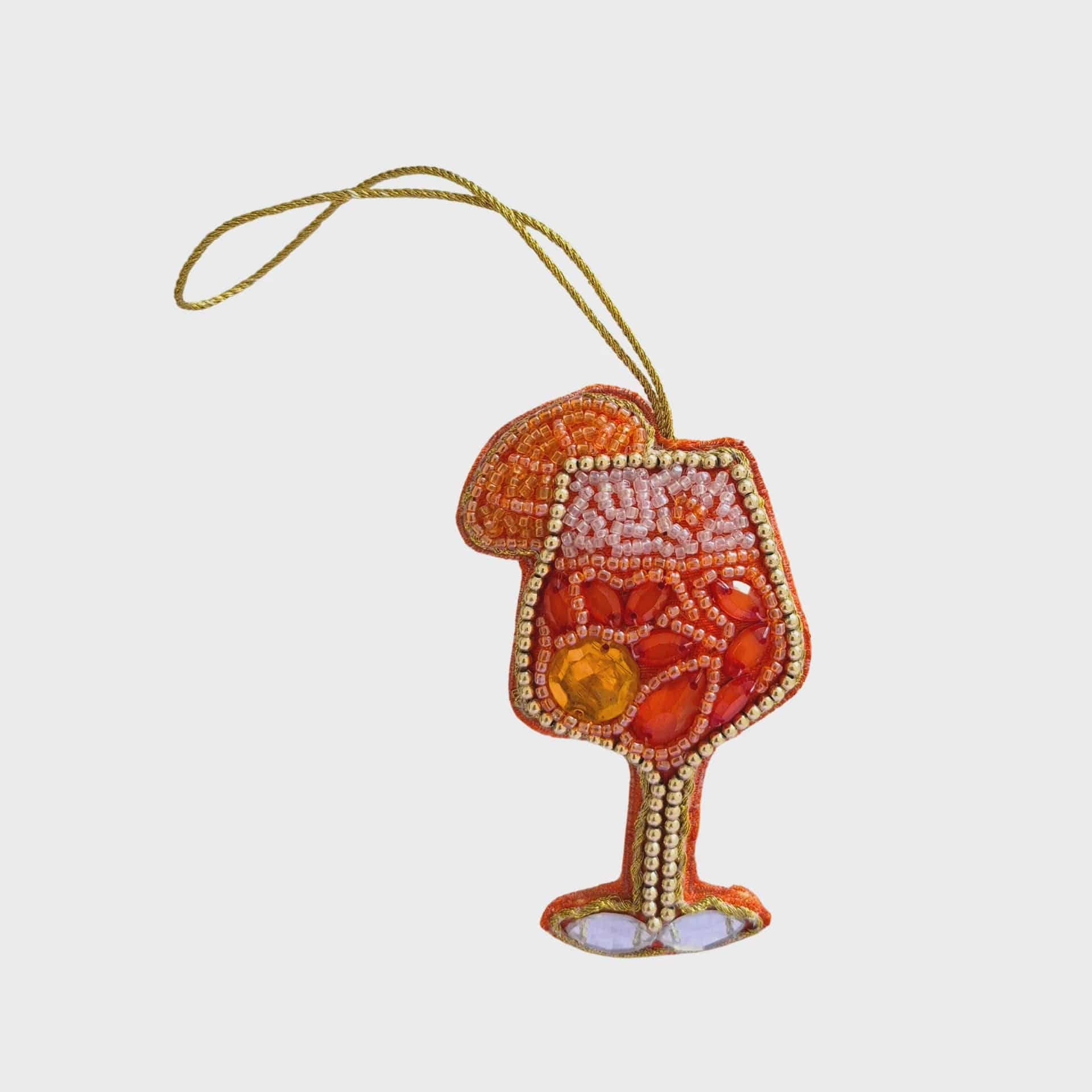 Zoda Aperol Spritz Sequin Decoration
