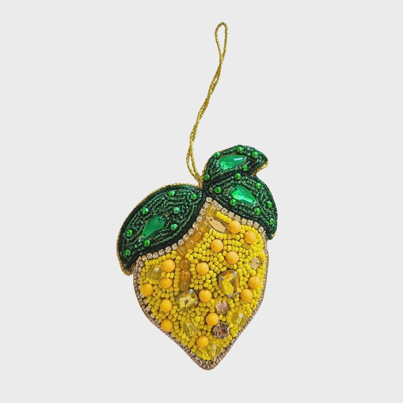 Zoda Zesty Lemon Sequin Decoration